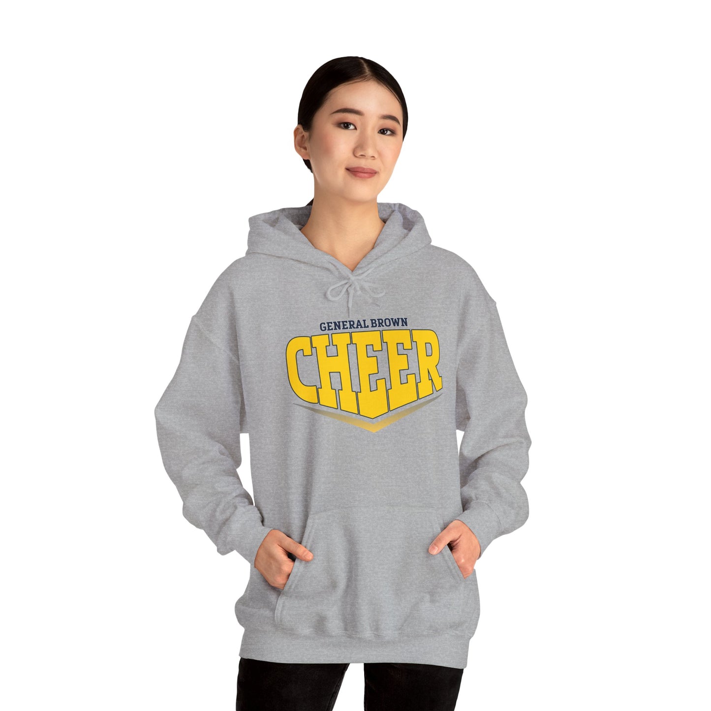 Unisex Cheer Hoodie - General Brown Spirit Wear