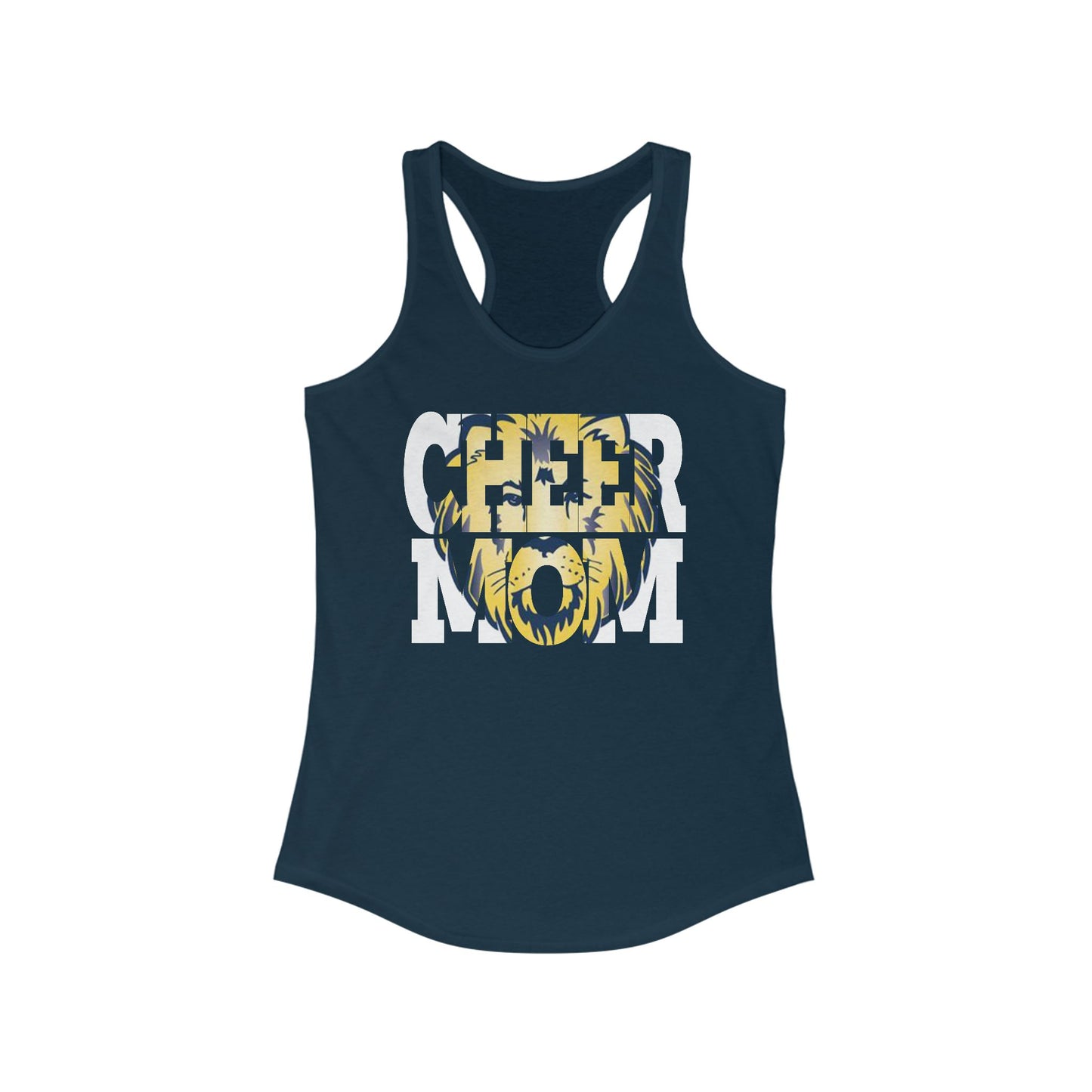 Lion Graphic Racerback Tank for Women - Perfect for Summer and Animal Lovers