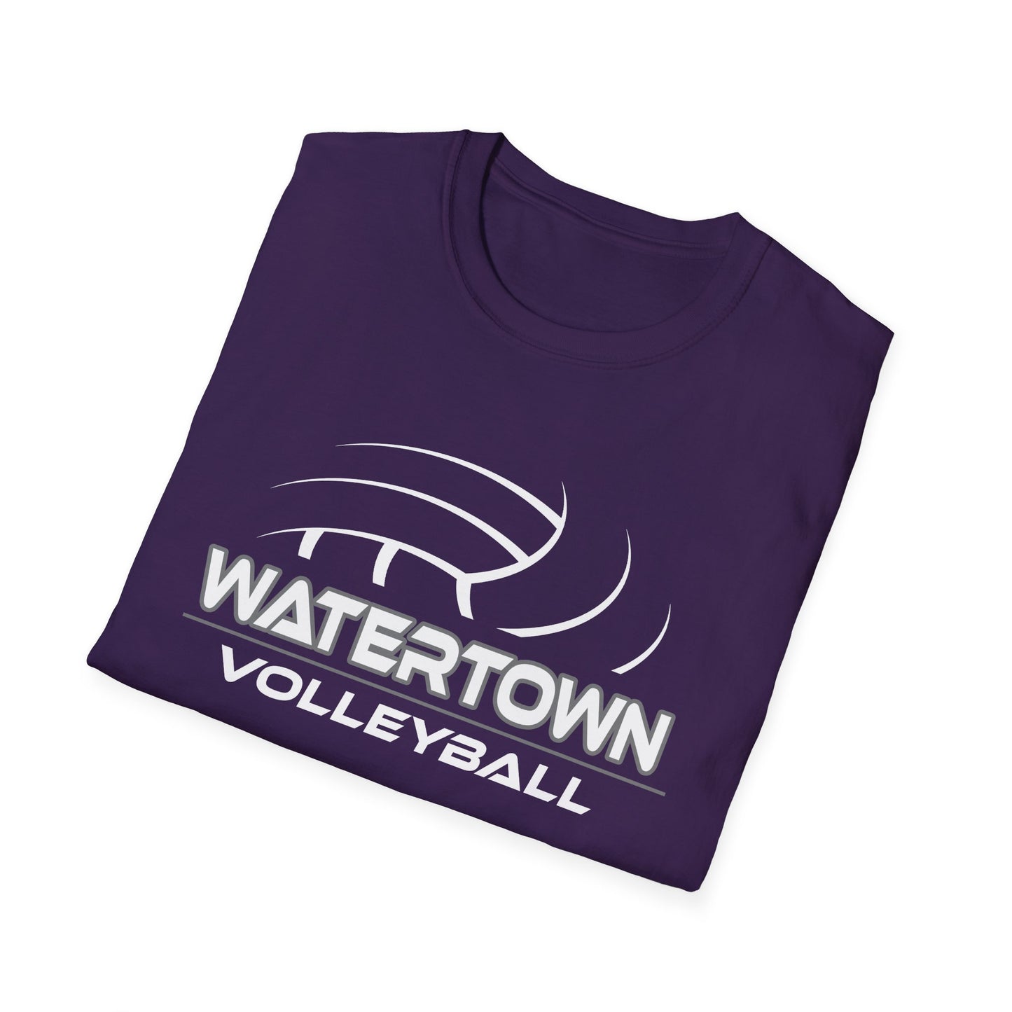 Watertown Volleyball Unisex Softstyle T-Shirt - Comfortable Sports Tee for Fans & Players