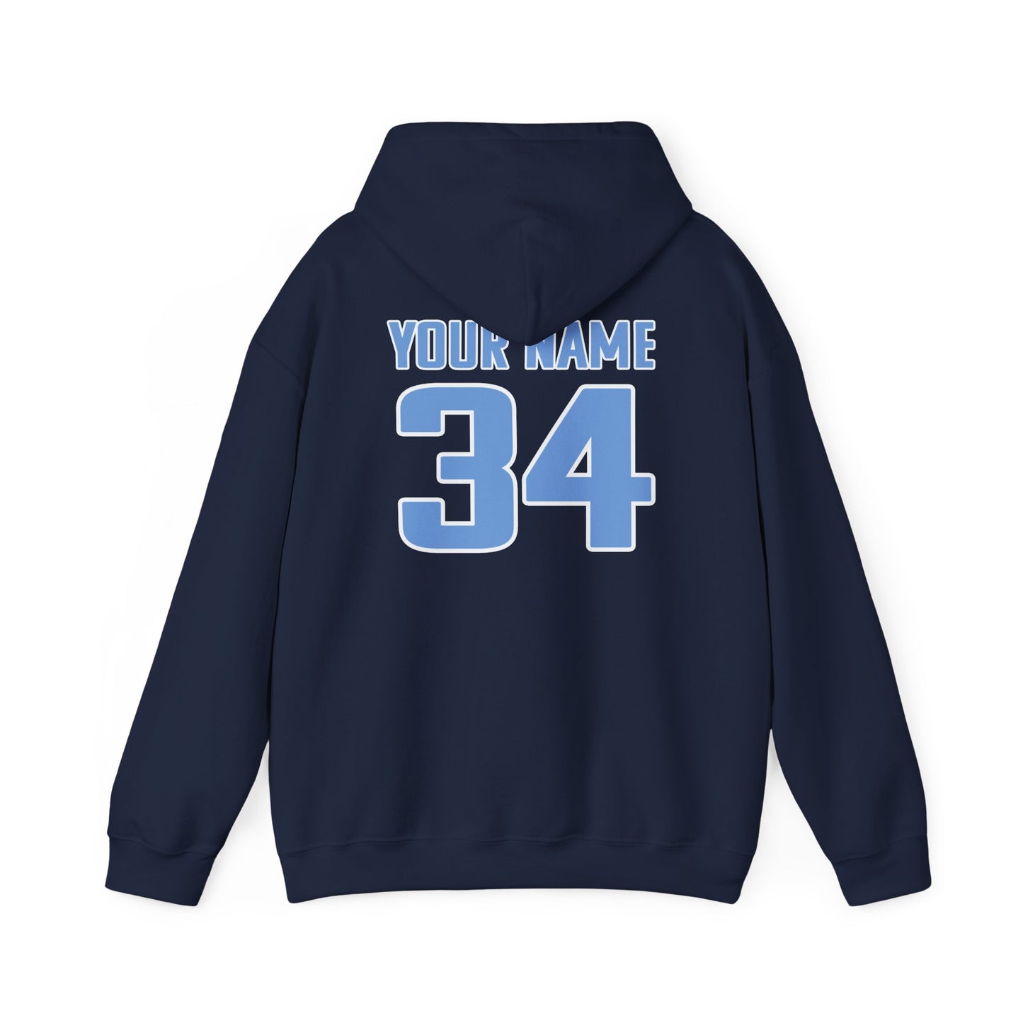 Personalized Unisex Basketball Hoodie - Gildan