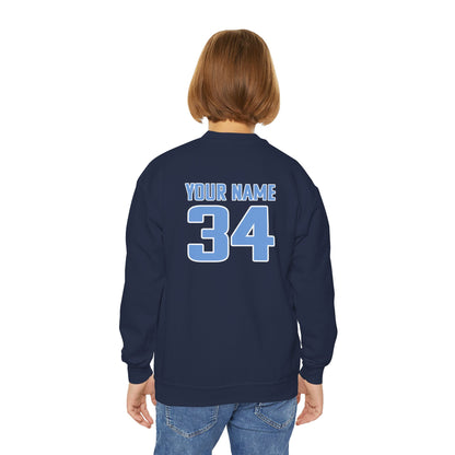 Youth Personalized Crewneck Sweatshirt - Gildan