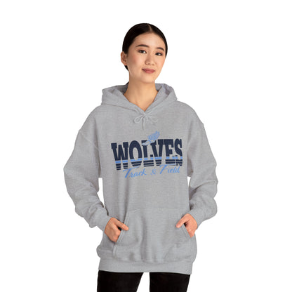 Wolves Track & Field Hoodie - Unisex Heavy Blend Sweatshirt for Athletes