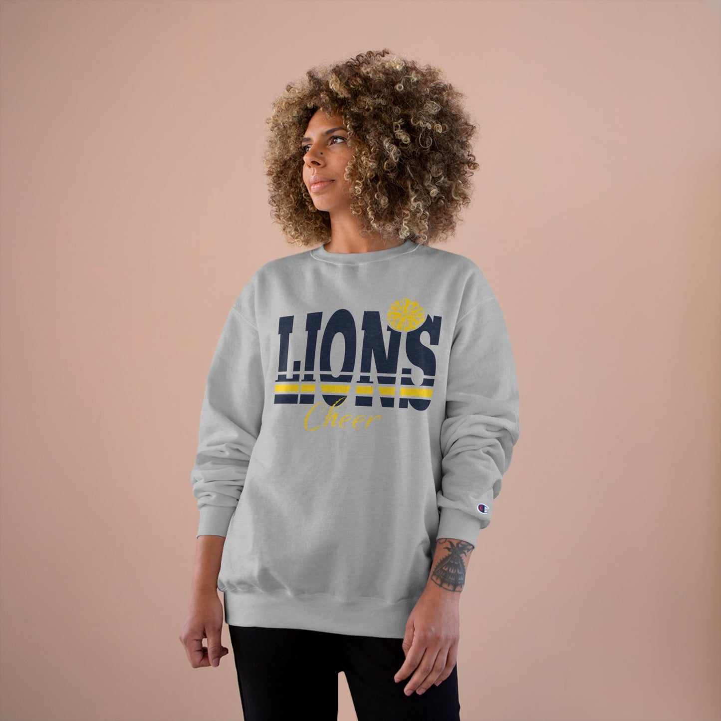 Lions Cheer Champion Sweatshirt - Cozy Team Apparel for Fans