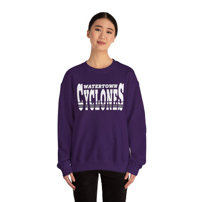 Watertown Cyclones Unisex Heavy Blend™ Crewneck Sweatshirt - Cozy Sports Apparel for Fans