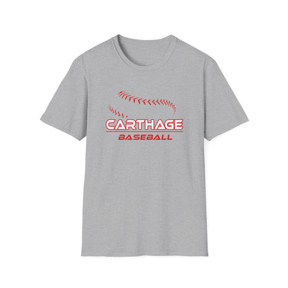 Carthage Baseball Unisex Softstyle T-Shirt - Comfortable Sports Tee for Fans