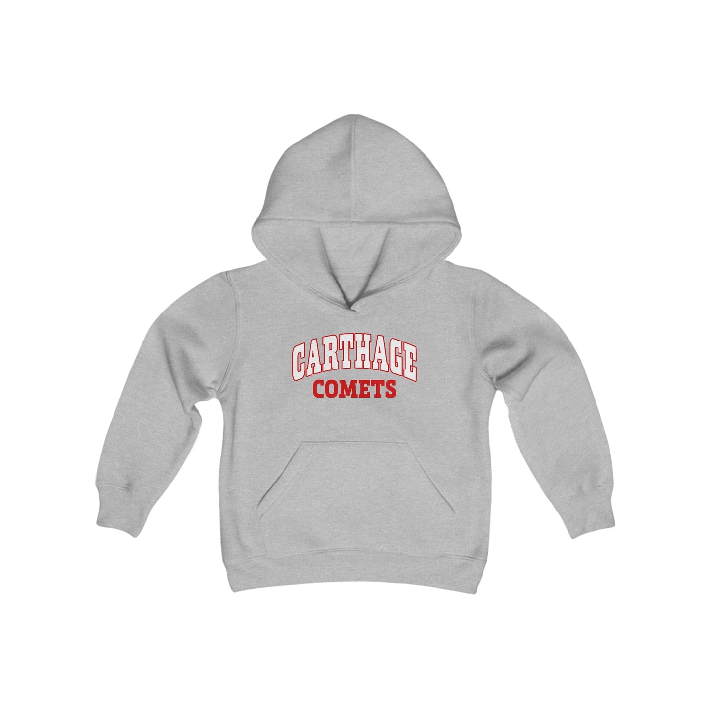 Carthage Comets Youth Hooded Sweatshirt - Cozy & Stylish for Young Fans