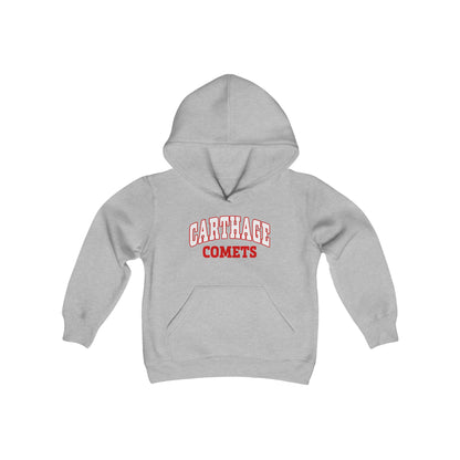 Carthage Comets Youth Hooded Sweatshirt - Cozy & Stylish for Young Fans