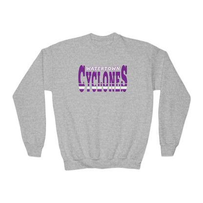 Watertown Cyclones Youth Crewneck Sweatshirt - Stylish Team Spirit Apparel