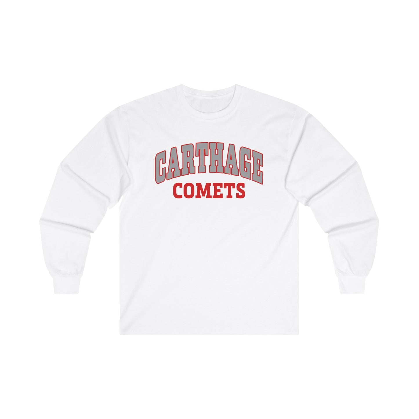 Carthage Comets Unisex Long Sleeve Tee - School Spirit Apparel