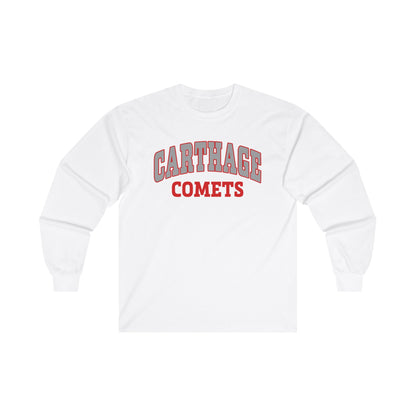 Carthage Comets Unisex Long Sleeve Tee - School Spirit Apparel