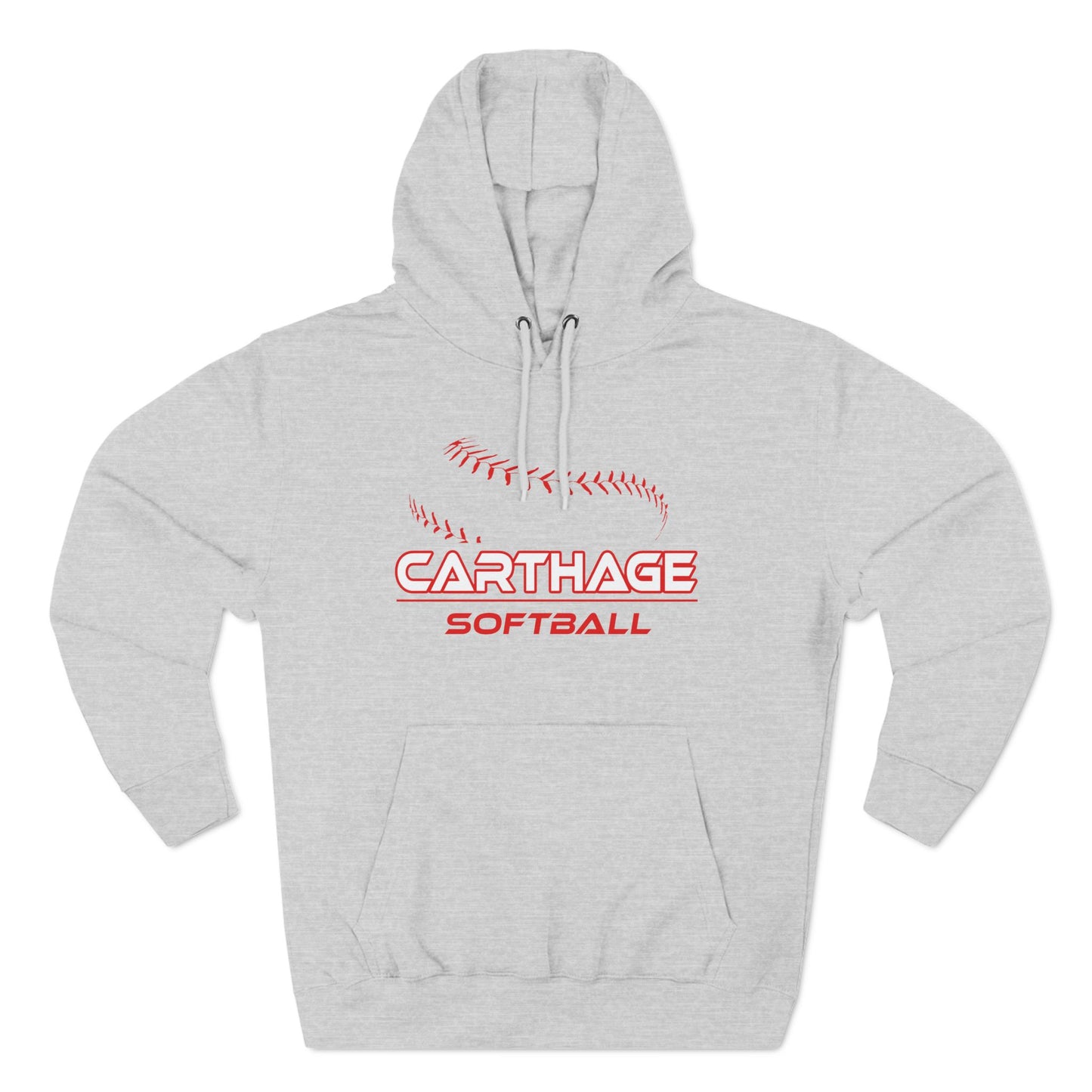 Three-Panel Fleece Hoodie