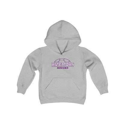 Watertown Soccer Youth Hoodie - Heavy Blend Pullover Sweatshirt