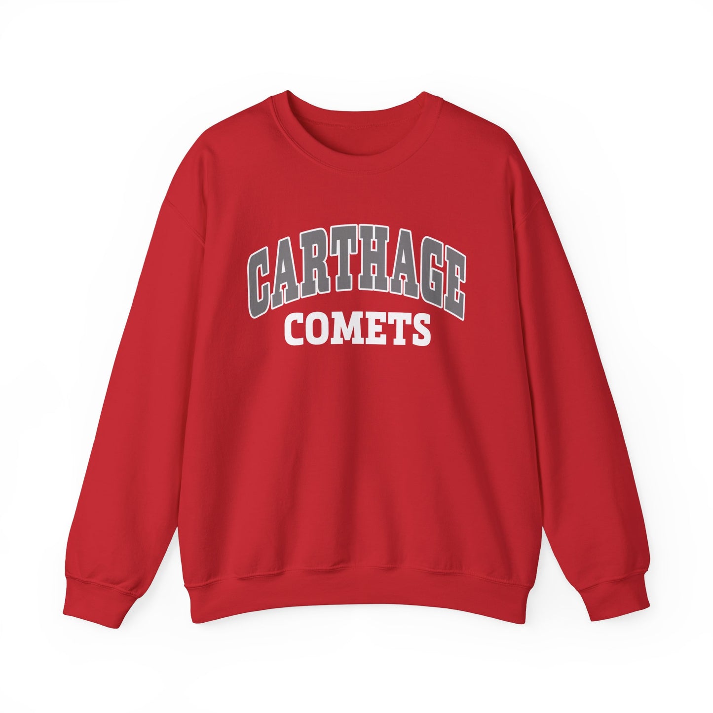 Carthage Comets Unisex Heavy Blend Crewneck Sweatshirt - Cozy Sportswear for Fans