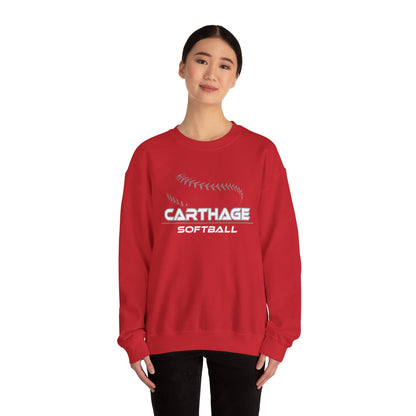 Carthage Softball Unisex Crewneck Sweatshirt - Perfect for Fans and Players