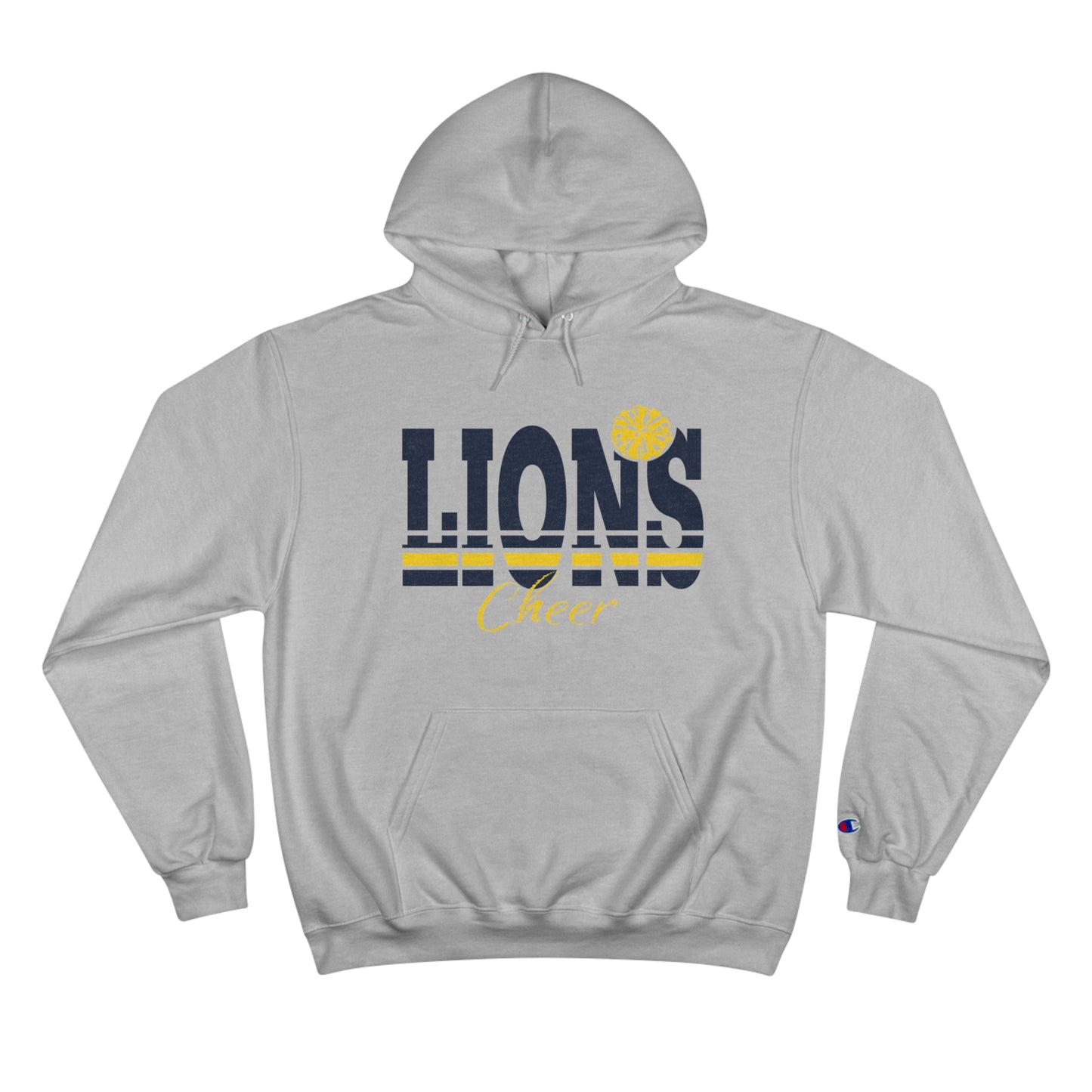 Cheerful Lions Champion Hoodie for Team Spirit