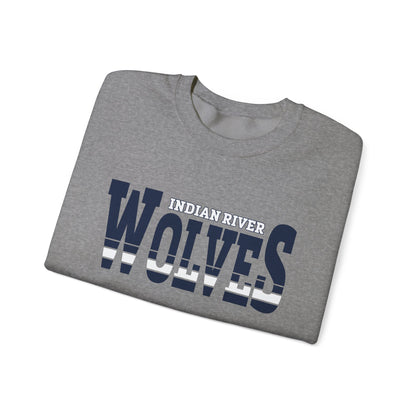 Indian River Wolves Unisex Heavy Blend™ Crewneck Sweatshirt - Cozy School Spirit Apparel