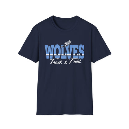 Wolves Track & Field Unisex Softstyle T-Shirt - Athletic Spirit Wear