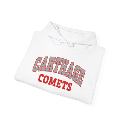 Carthage Comets Unisex Hoodie - Comfortable Heavy Blend Sweatshirt for Game Day