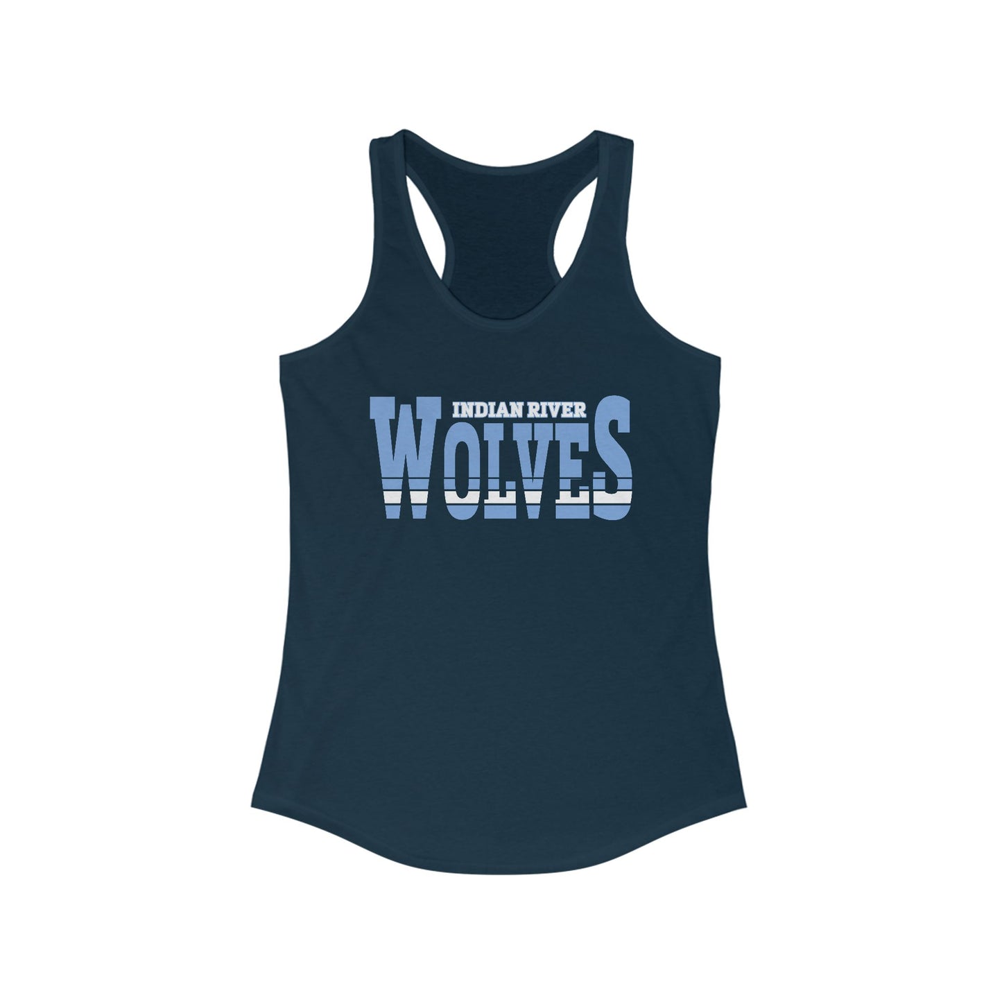 Indian River Wolves Women's Racerback Tank - Comfortable Sportswear for Active Lifestyle