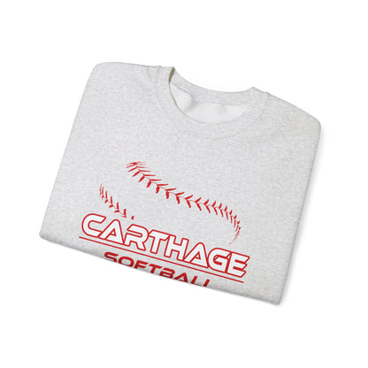 Carthage Softball Unisex Crewneck Sweatshirt - Perfect for Fans and Players