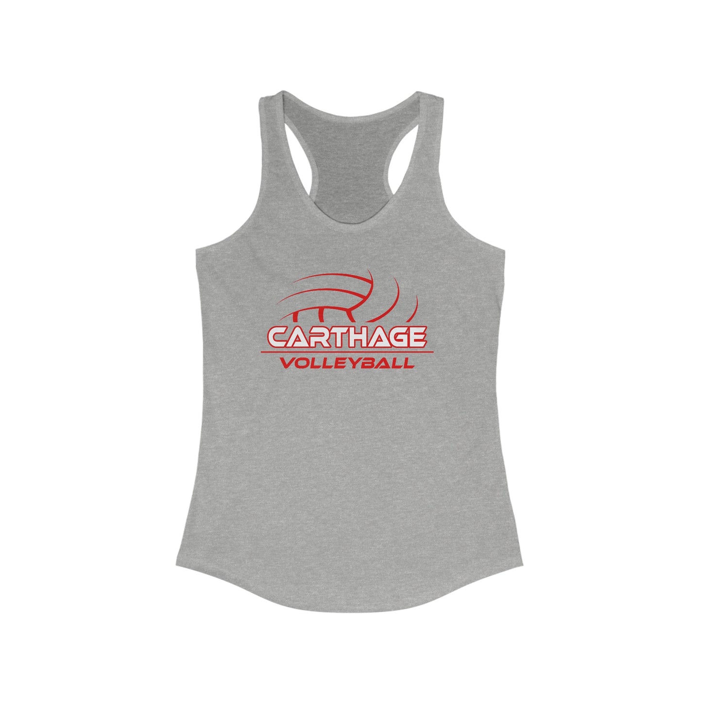 Carthage Volleyball Women's Racerback Tank Top - Sporty & Comfortable