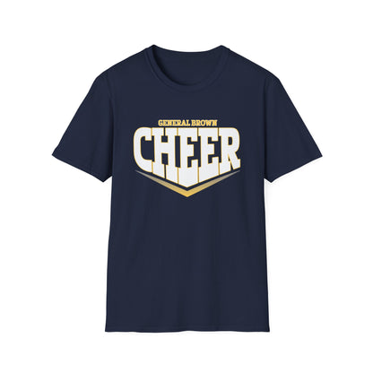 Unisex Softstyle Cheer T-Shirt - General Brown School Spirit Apparel