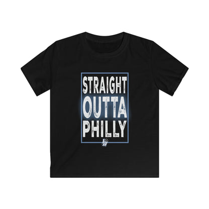 Kids 'Straight Outta Philly' Softstyle Tee - Trendy Urban Apparel