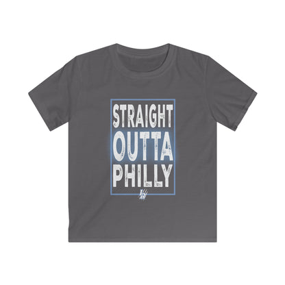 Kids 'Straight Outta Philly' Softstyle Tee - Trendy Urban Apparel