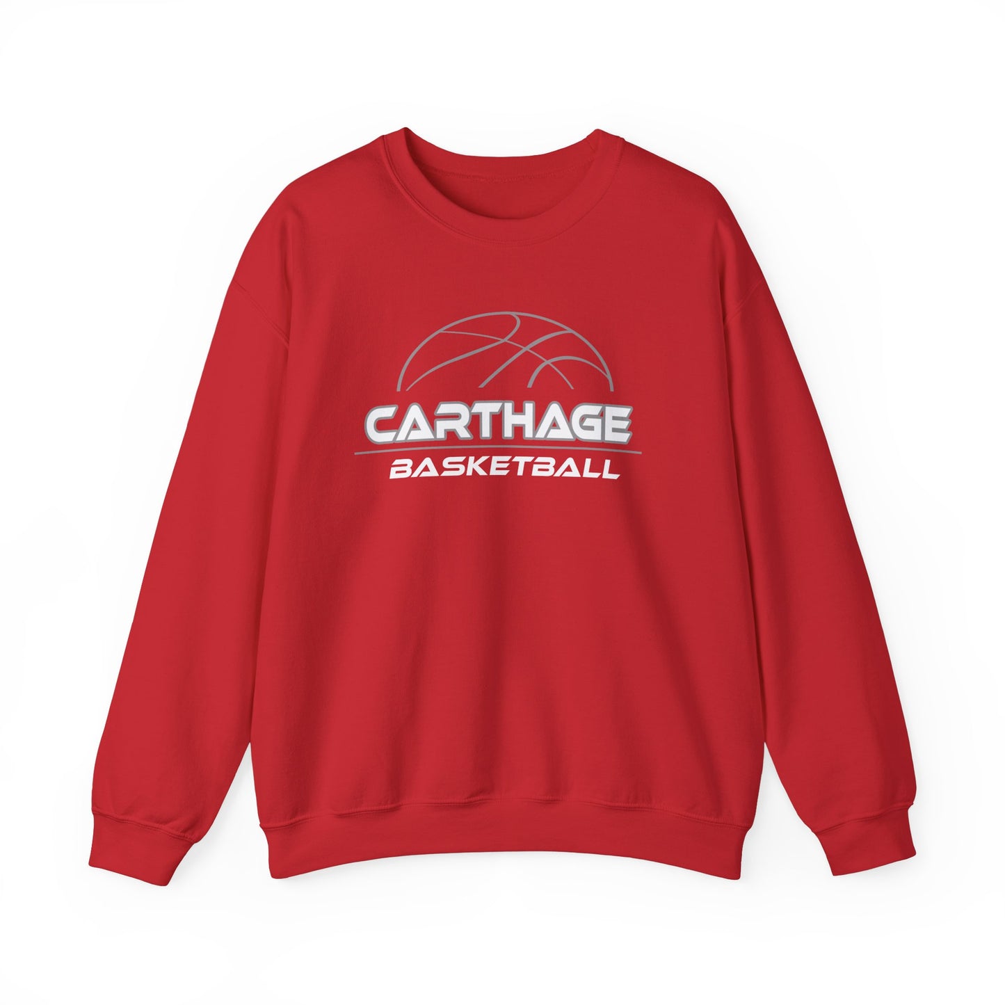 Carthage Basketball Unisex Heavy Blend Crewneck Sweatshirt - Cozy Sportswear for Fans