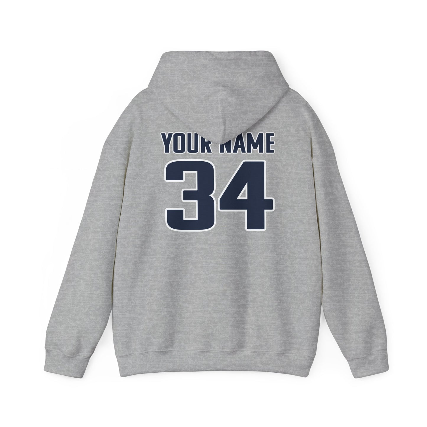 Personalized Unisex Basketball Hoodie - Gildan