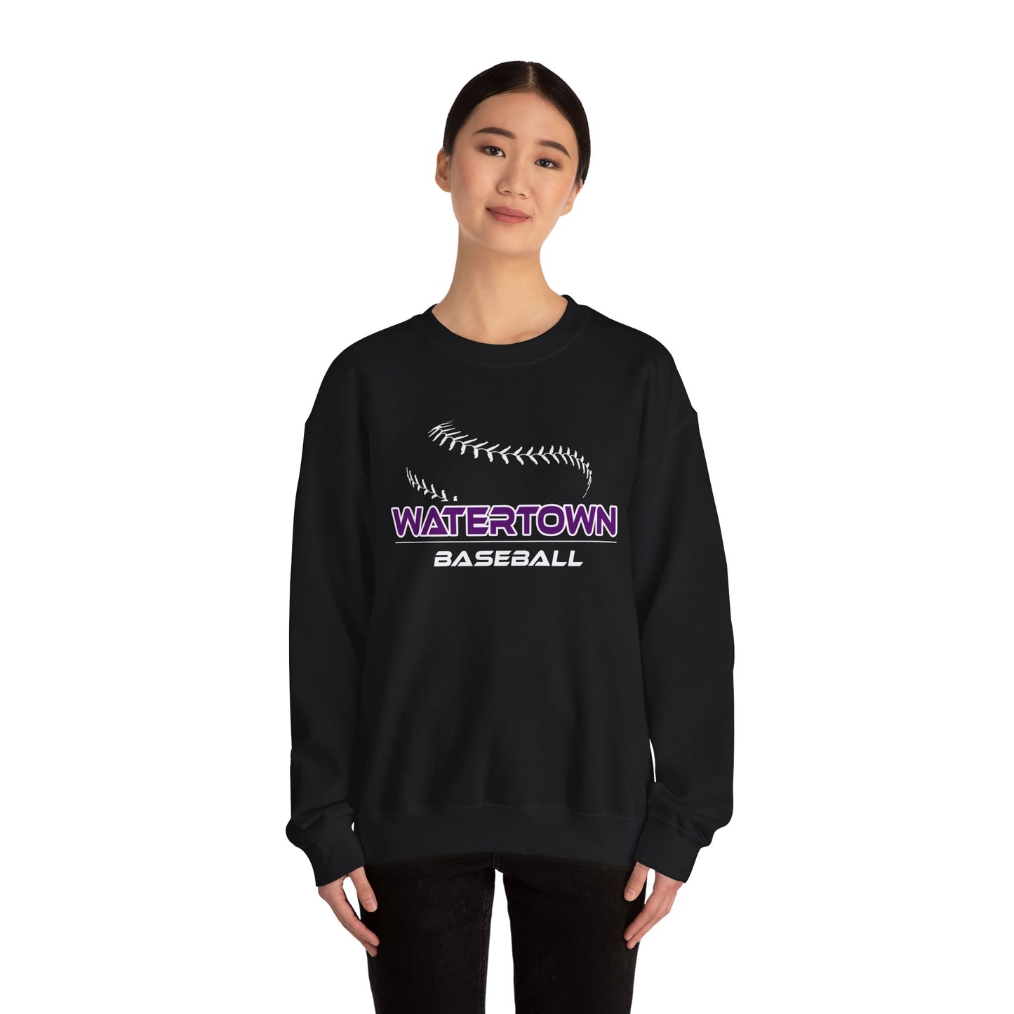 Watertown Baseball Unisex Crewneck Sweatshirt - Comfy, Casual Sports Apparel