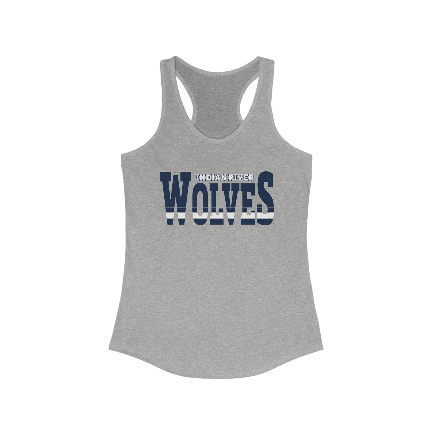 Indian River Wolves Women's Racerback Tank - Comfortable Sportswear for Active Lifestyle