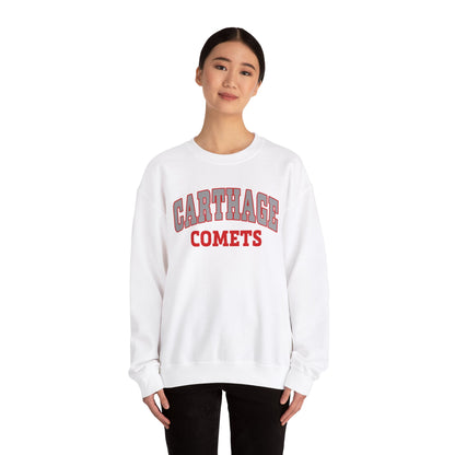 Carthage Comets Unisex Heavy Blend Crewneck Sweatshirt - Cozy Sportswear for Fans