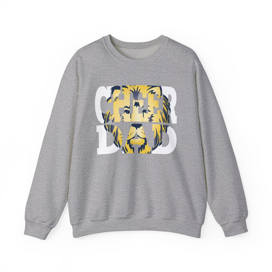 Cool Dad Lion Graphic Crewneck Sweatshirt - Unisex Heavy Blend™