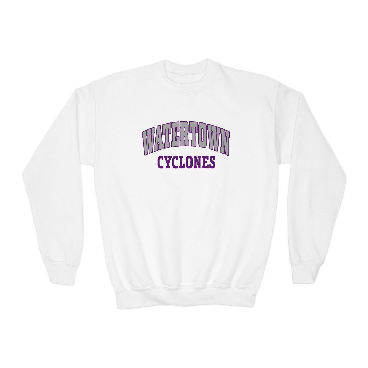 Watertown Cyclones Youth Crewneck Sweatshirt - Comfortable and Stylish Gift for Young Fans