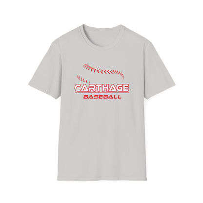 Carthage Baseball Unisex Softstyle T-Shirt - Comfortable Sports Tee for Fans