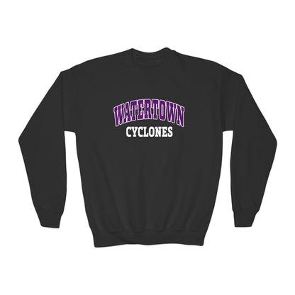 Watertown Cyclones Youth Crewneck Sweatshirt - Comfortable and Stylish Gift for Young Fans