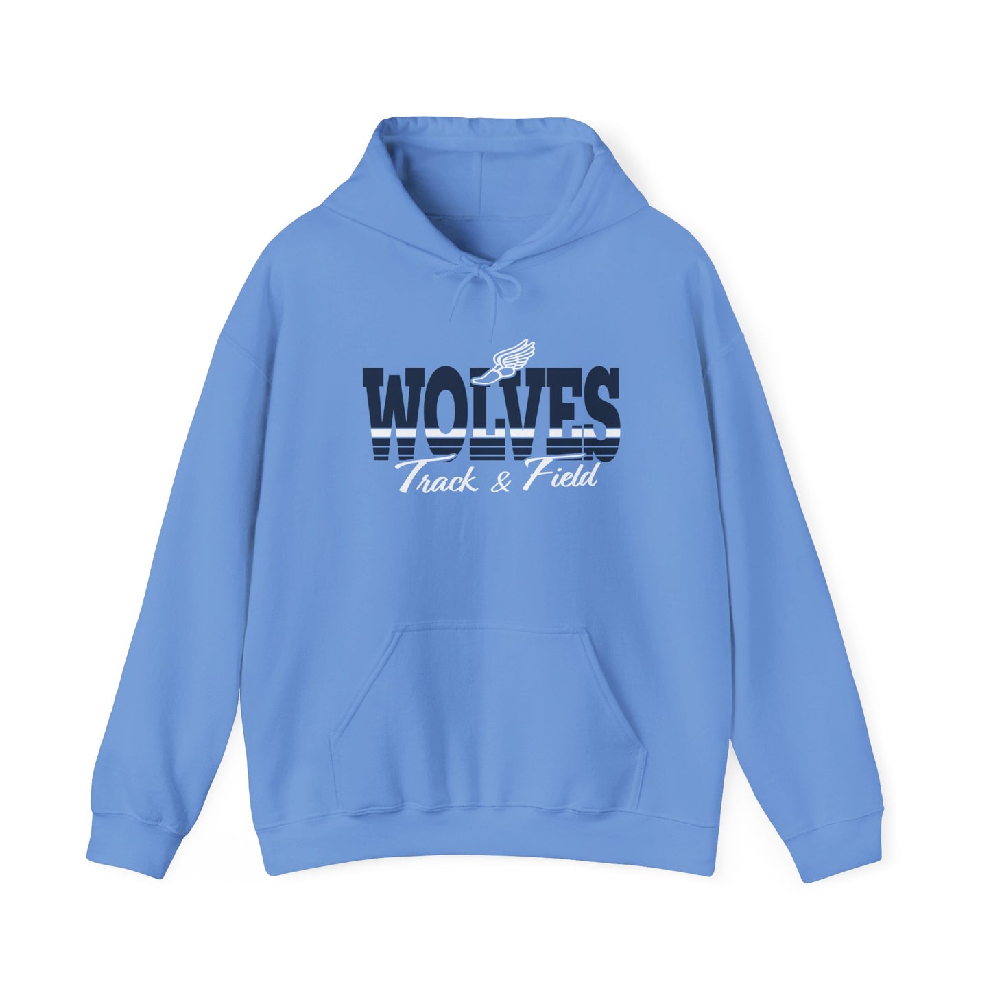 Wolves Track & Field Hoodie - Unisex Heavy Blend Sweatshirt for Athletes